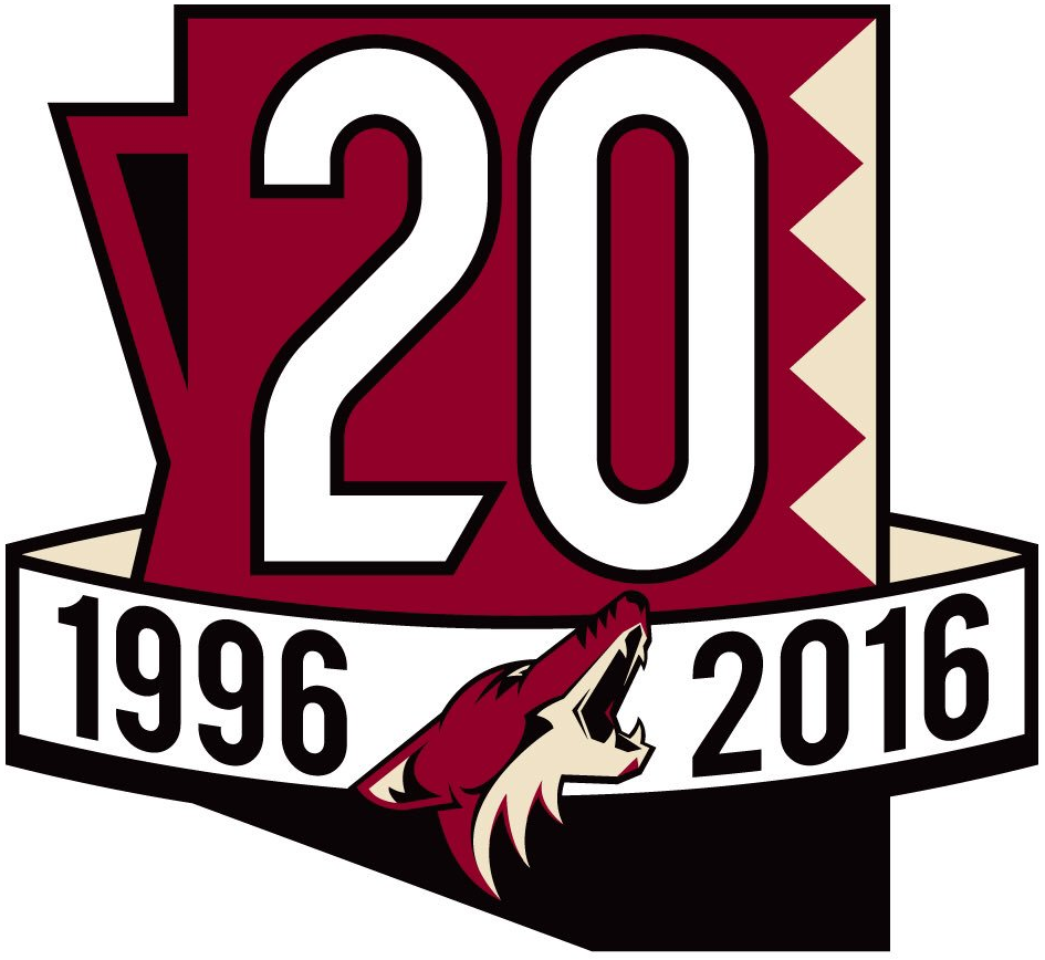 Arizona Coyotes 2017 Anniversary Logo t shirts DIY iron ons